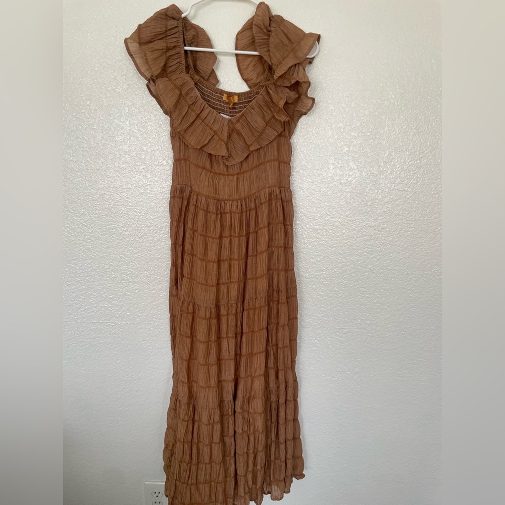 Shop Stevie ruffle dress